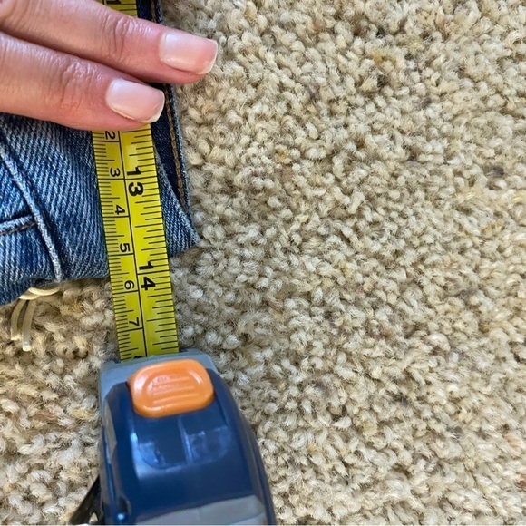 Citizens of Humanity Women’s Claudette Jean Shorts Blue Size 26 Cut Off - Picture 6 of 11